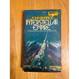 Interstellar Empire John Brunner Vintage 1976 Sci Fi Paperback Book DAW UW1252